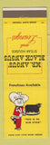 Matchbook Cover - Mr Angus' Steak Houses