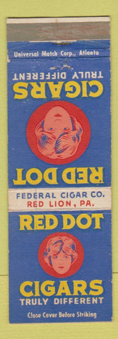 Matchbook Cover - Red Dot Cigars Red Lion PA WEAR