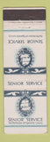 Matchbook Cover - Senior Service Cigarettes Bryant May WEAR