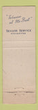 Matchbook Cover - Senior Service Cigarettes Bryant May WEAR