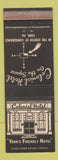 Matchbook Cover - Colonial Hotel York PA