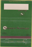 Matchbook Cover - Sooner Savings Bank Oklahoma WEAR Green 40 Strike
