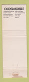 Matchbook Cover - 1974 Oldsmobile Curran Chevrolet Manistique MI WEAR