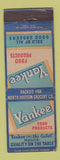 Matchbook Cover - Yankee Food Products North Hudson Grocery WORN BACK