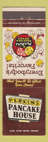 Matchbook Cover - Perkins Pancake House Cleveland Parma Heights OH