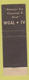 Matchbook Cover - WGAL TV Channel 8 NBC