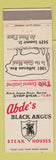 Matchbook Cover - Abde's Black Angus Steak House Detroit?