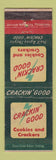 Matchbook Cover - Crackin Good Cookies Crackers WEAR