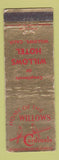 Matchbook Cover - Willows Motel Willows CA WORN
