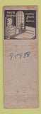 Matchbook Cover - Willows Motel Willows CA WORN