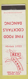 Matchbook Cover - Key Largo Restaurant Naples CA