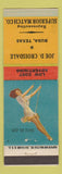 Matchbook Cover - Joe Croisdale Superior Match Austin TX pinup