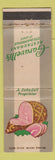 Matchbook Cover - Garavelli's Restaurant St Louis MO girlie WEAR