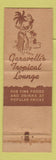 Matchbook Cover - Garavelli's Restaurant St Louis MO girlie WEAR