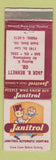 Matchbook Cover - Janitrol Heating Jack Bennett South Bend IN