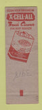 Matchbook Cover - Luminall Paint Holbro Paints Rockville Centre NY