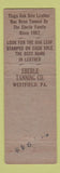Matchbook Cover - Tioga Oak Doc's Shoe Repair Danville PA