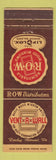 Matchbook Cover - Vent A Wall Window Unites Rocky Mount VA