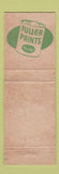 Matchbook Cover - WP Fuller Paints Wallpaper Glass