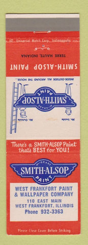 Matchbook Cover - Smith Alsop Paint West Frankfort IL