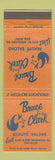 Matchbook Cover - Bruce & Clark Beauty Salon Mequon WI