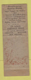 Matchbook Cover - Amco Rope ST Louis Cordage Mills MO WEAR