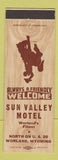Matchbook Cover - Sun Valley Motel Worland WY