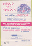 Matchbook Cover - Office Furniture Universal Match Washington DC 40 Strike