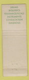 Matchbook Cover - Corn Belt Labs Veterinarians East St Louis IL