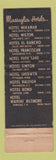 Matchbook Cover - Hotel Miramar Santa Monica CA
