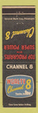 Matchbook Cover - WGAL TV Channel 8