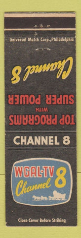 Matchbook Cover - WGAL TV Channel 8