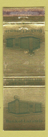 Matchbook Cover - Bank of Laramie WY WEAR