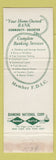 Matchbook Cover - Bank of Laramie WY WEAR