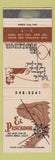 Matchbook Cover - El Pescador Restaurant Costa Mesa CA WEAR