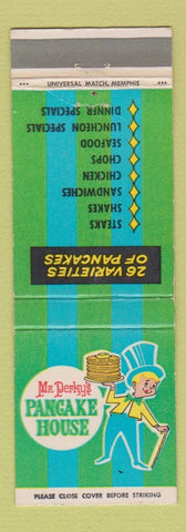 Matchbook Cover - Mr. Perky's Pancake House WEAR