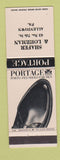 Matchbook Cover - Portage Shoes Porto Ped Shafer Lohrman Allentown PA