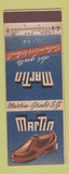 Matchbook Cover - Martin Grabs SG Shoes Switzerland