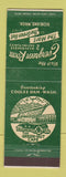 Matchbook Cover - Evergreen Room Richland WA Coulee Dam Green Hut Cafe