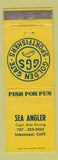 Matchbook Cover - Golden Gate Sportfishers Sea Angler Sebastopol CA WEAR