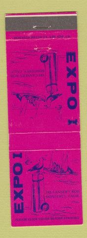 Matchbook Cover - Expo I Monterey CA