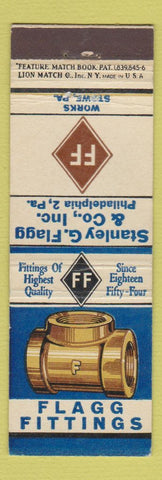 Matchbook Cover - Flagg Fittings Philadelphia PA feature