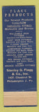 Matchbook Cover - Flagg Fittings Philadelphia PA feature
