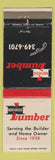 Matchbook Cover - Northridge Lumber