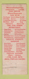 Matchbook Cover - New England Brick Boston MA WEAR