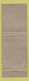 Matchbook Cover - Platinum Paper Products Richmond VA WORN