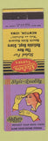 Matchbook Cover - Stetson Gloves girlie Newton IA Department Store WEAR