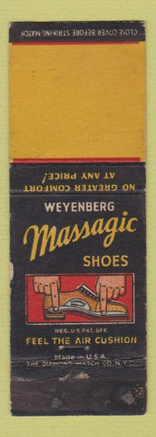 Matchbook Cover - Weyenberg Massagic Shoes WORN