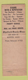 Matchbook Cover - Sheffield Smoke Shop Tobacco Boston MA