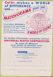 Matchbook Cover - US Capitol Universal Match Washington DC Tom Lane 40 Strike